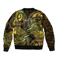Personalised Polynesia Zodiac Gemini Bomber Jacket Galaxy Polynesian Pattern Chest Tattoo Style LT14 - Polynesian Pride