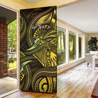 Personalised Polynesia Zodiac Gemini Door Cover Galaxy Polynesian Pattern Chest Tattoo Style LT14 - Polynesian Pride