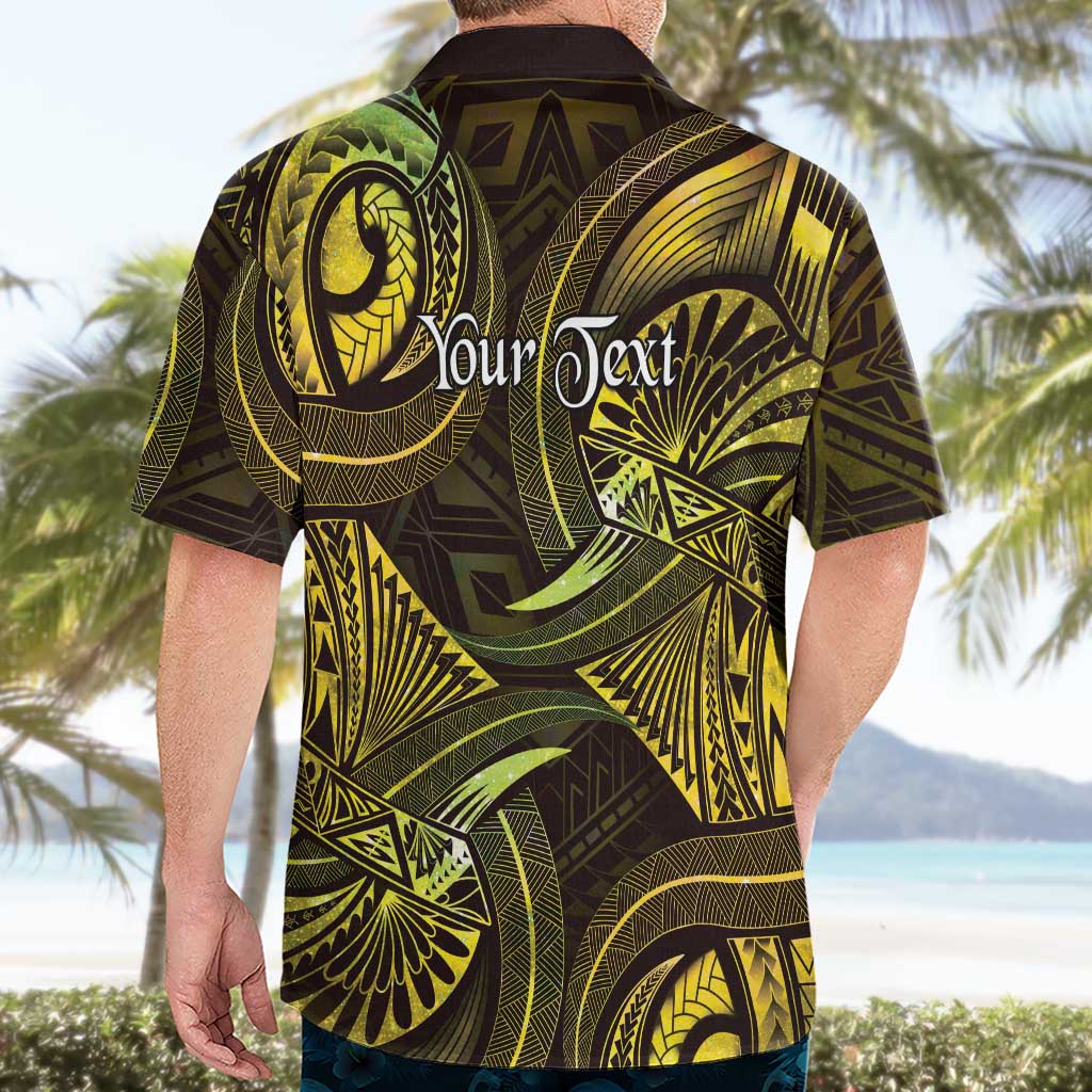 Personalised Polynesia Zodiac Gemini Hawaiian Shirt Galaxy Polynesian Pattern Chest Tattoo Style LT14 - Polynesian Pride