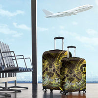 Personalised Polynesia Zodiac Gemini Luggage Cover Galaxy Polynesian Pattern Chest Tattoo Style LT14 - Polynesian Pride