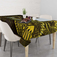 Personalised Polynesia Zodiac Gemini Tablecloth Galaxy Polynesian Pattern Chest Tattoo Style LT14 - Polynesian Pride