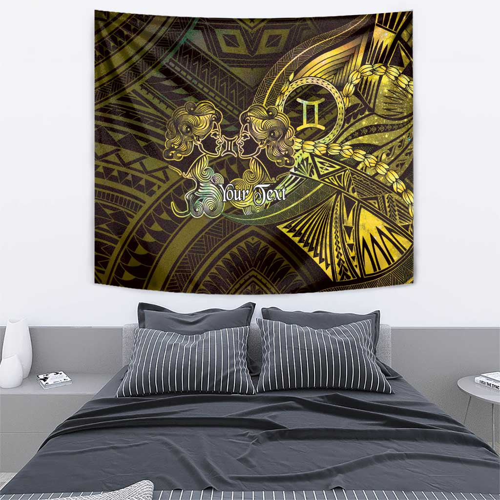 Personalised Polynesia Zodiac Gemini Tapestry Galaxy Polynesian Pattern Chest Tattoo Style LT14 - Polynesian Pride