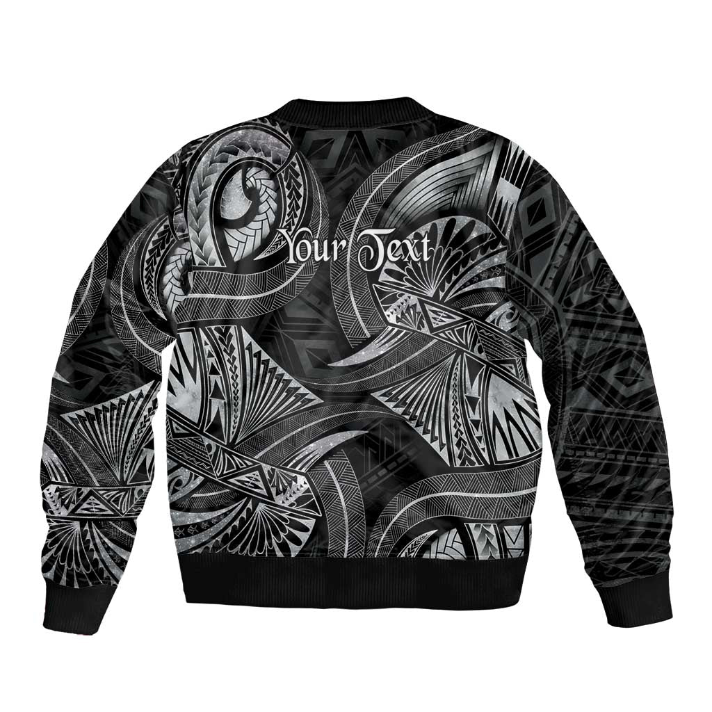 Personalised Polynesia Zodiac Cancer Bomber Jacket Galaxy Polynesian Pattern Chest Tattoo Style LT14 - Polynesian Pride