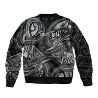 Personalised Polynesia Zodiac Cancer Bomber Jacket Galaxy Polynesian Pattern Chest Tattoo Style LT14 - Polynesian Pride