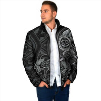 Personalised Polynesia Zodiac Cancer Padded Jacket Galaxy Polynesian Pattern Chest Tattoo Style LT14 - Polynesian Pride