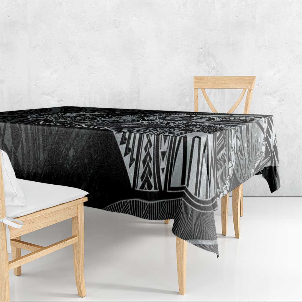 Personalised Polynesia Zodiac Cancer Tablecloth Galaxy Polynesian Pattern Chest Tattoo Style LT14 - Polynesian Pride