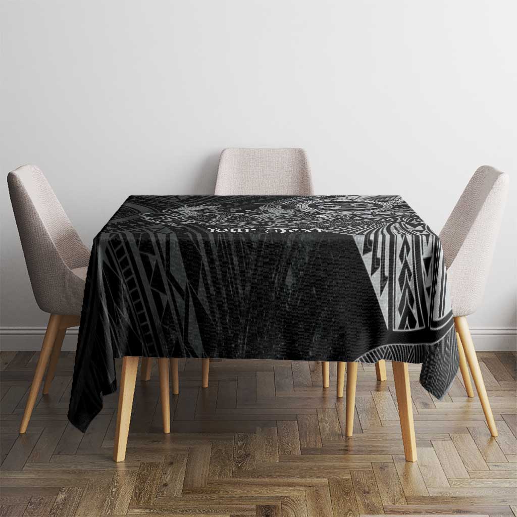 Personalised Polynesia Zodiac Cancer Tablecloth Galaxy Polynesian Pattern Chest Tattoo Style LT14 - Polynesian Pride