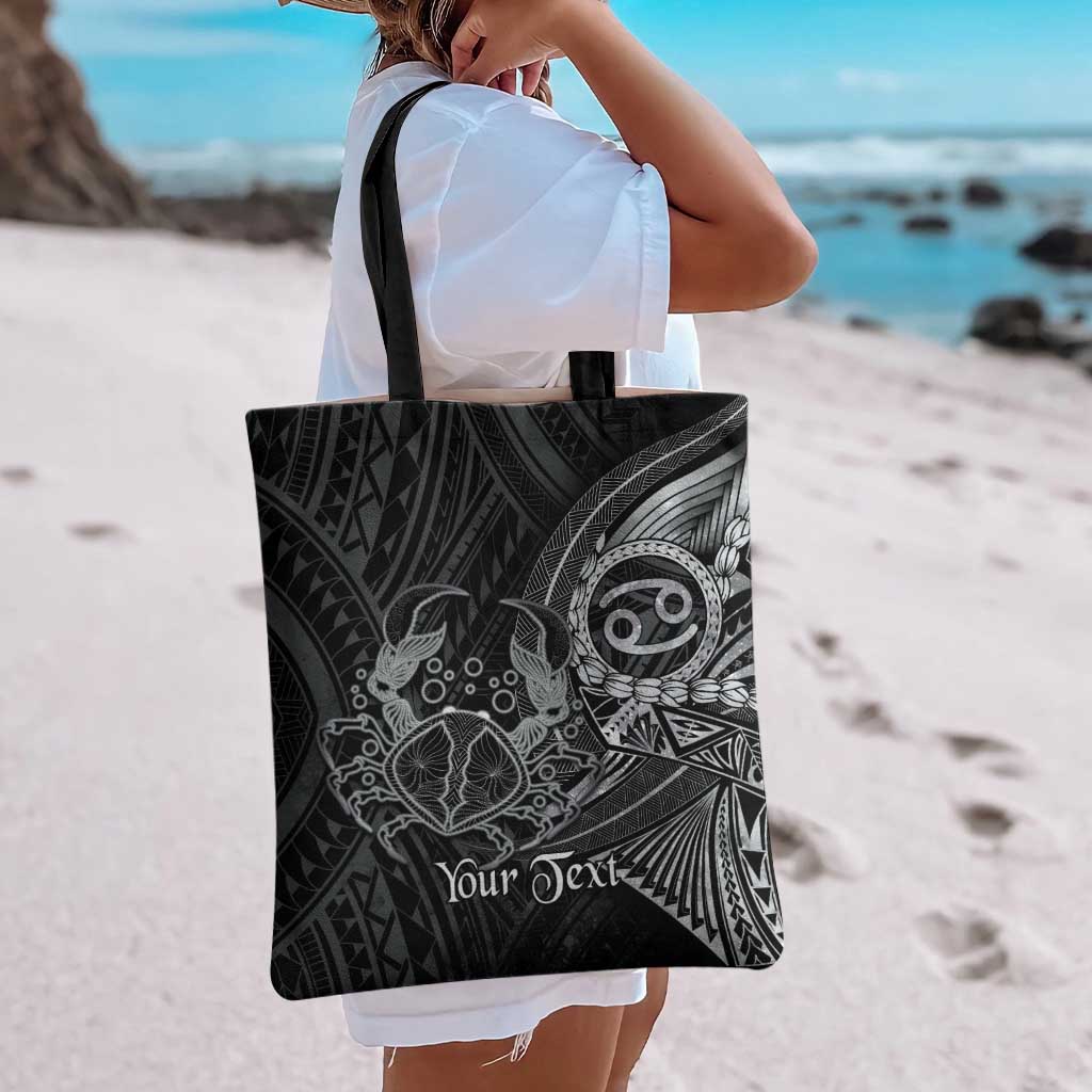 Personalised Polynesia Zodiac Cancer Tote Bag Galaxy Polynesian Pattern Chest Tattoo Style LT14 - Polynesian Pride