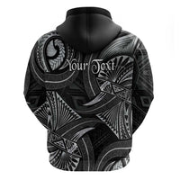 Personalised Polynesia Zodiac Cancer Zip Hoodie Galaxy Polynesian Pattern Chest Tattoo Style LT14 - Polynesian Pride
