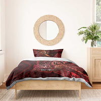 Personalised Polynesia Zodiac Scorpio Bedding Set Galaxy Polynesian Pattern Chest Tattoo Style LT14 - Polynesian Pride