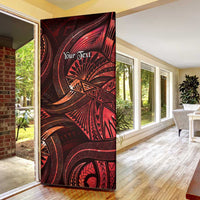 Personalised Polynesia Zodiac Scorpio Door Cover Galaxy Polynesian Pattern Chest Tattoo Style LT14 - Polynesian Pride
