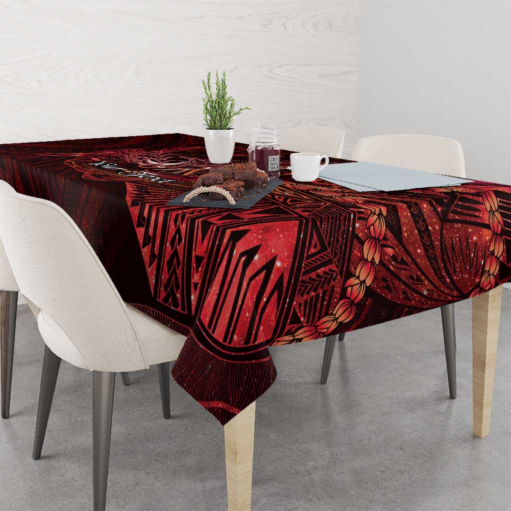Personalised Polynesia Zodiac Scorpio Tablecloth Galaxy Polynesian Pattern Chest Tattoo Style LT14 - Polynesian Pride