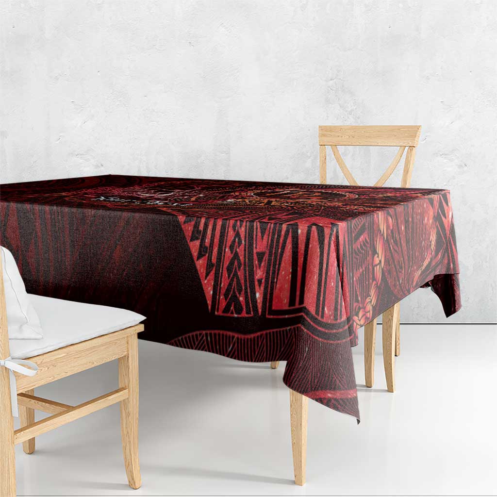 Personalised Polynesia Zodiac Scorpio Tablecloth Galaxy Polynesian Pattern Chest Tattoo Style LT14 - Polynesian Pride