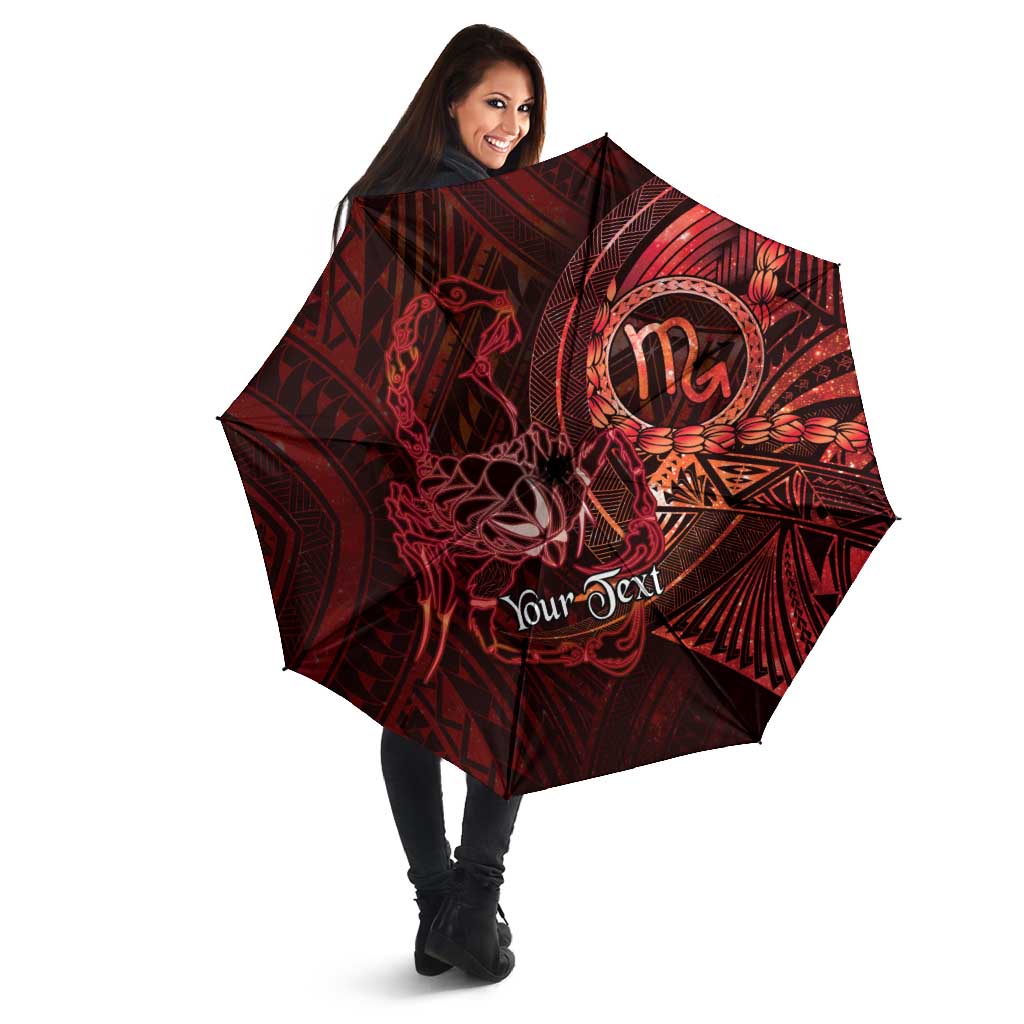 Personalised Polynesia Zodiac Scorpio Umbrella Galaxy Polynesian Pattern Chest Tattoo Style LT14 - Polynesian Pride