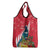 New Zealand Christmas In July Grocery Bag Tui Bird With Kowhai Meri Kirihimete