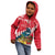 New Zealand Christmas In July Kid Hoodie Tui Bird With Kowhai Meri Kirihimete LT14