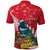 New Zealand Christmas In July Polo Shirt Tui Bird With Kowhai Meri Kirihimete