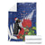 New Zealand Christmas In July Blanket Fiordland Penguin With Pohutukawa Flower