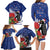 New Zealand Christmas In July Family Matching Long Sleeve Bodycon Dress and Hawaiian Shirt Fiordland Penguin With Pohutukawa Flower