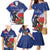 New Zealand Christmas In July Family Matching Mermaid Dress and Hawaiian Shirt Fiordland Penguin With Pohutukawa Flower