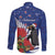 New Zealand Christmas In July Family Matching Puletasi and Hawaiian Shirt Fiordland Penguin With Pohutukawa Flower