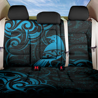 New Zealand Tui Bird Back Car Seat Cover Aotearoa Maori Pattern - Blue LT14 One Size Blue - Polynesian Pride