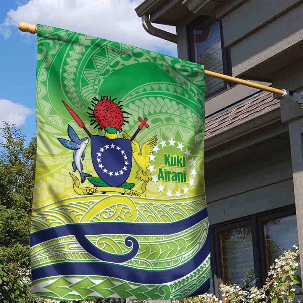 Te Maeva Nui Cook Islands Garden Flag 60th Independence Anniversary Proud LT14 - Polynesian Pride