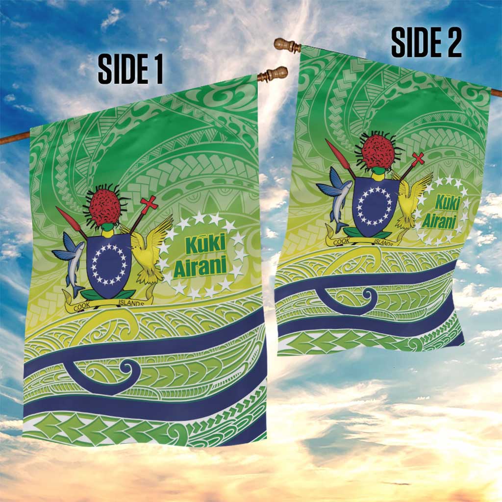 Te Maeva Nui Cook Islands Garden Flag 60th Independence Anniversary Proud LT14 - Polynesian Pride