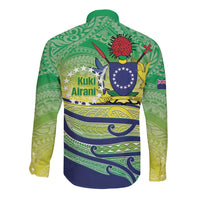 Te Maeva Nui Cook Islands Long Sleeve Button Shirt 60th Independence Anniversary Proud LT14 - Polynesian Pride