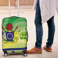 Te Maeva Nui Cook Islands Luggage Cover 60th Independence Anniversary Proud LT14 Green - Polynesian Pride