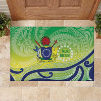 Te Maeva Nui Cook Islands Rubber Doormat 60th Independence Anniversary Proud LT14 Green - Polynesian Pride