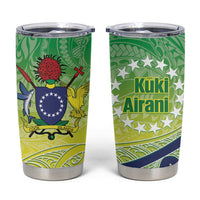 Te Maeva Nui Cook Islands Tumbler Cup 60th Independence Anniversary Proud LT14 Green - Polynesian Pride