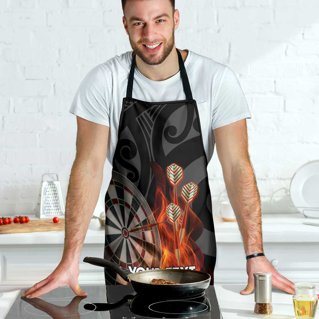 Personalised Aotearoa Darts Apron Maori Koru Flaming Dartboard LT14 - Polynesian Pride