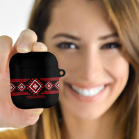 Aotearoa Atua Tumatauenga AirPods Case Maori God Of War Taniko Motifs LT14 - Polynesian Pride