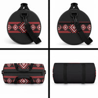 Aotearoa Atua Tumatauenga Duffle Bag Maori God Of War Taniko Motifs LT14 - Polynesian Pride