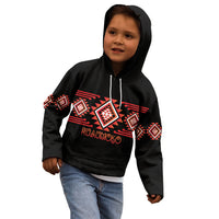 Aotearoa Atua Ruaumoko Personalised Kid Hoodie Maori Powerful God Taniko Motifs LT14 - Polynesian Pride