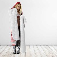 Tonga Rugby Christmas Hooded Blanket Mate Maa Tonga Ngatu Pattern LT14 - Polynesian Pride