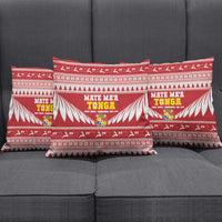 Tonga Rugby Christmas Pillow Cover Mate Maa Tonga Ngatu Pattern LT14 - Polynesian Pride