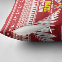 Tonga Rugby Christmas Pillow Cover Mate Maa Tonga Ngatu Pattern LT14 - Polynesian Pride