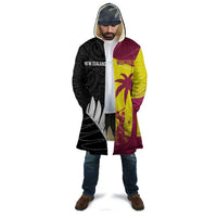 New Zealand and West Indies Cricket Custom Cloak Black Cap Windies Together LT14 - Polynesian Pride