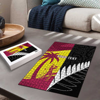 New Zealand and West Indies Cricket Custom Puzzle Black Cap Windies Together LT14 - Polynesian Pride
