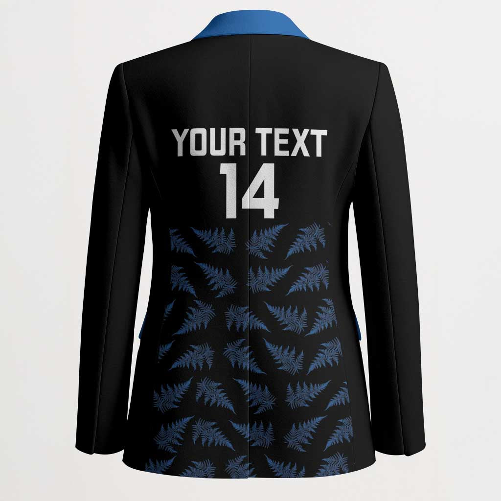 New Zealand Silver Fern Cricket Custom Blazer Black Cap T20 Version LT14 - Polynesian Pride
