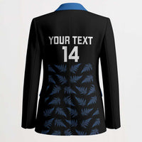 New Zealand Silver Fern Cricket Custom Blazer Black Cap T20 Version LT14 - Polynesian Pride