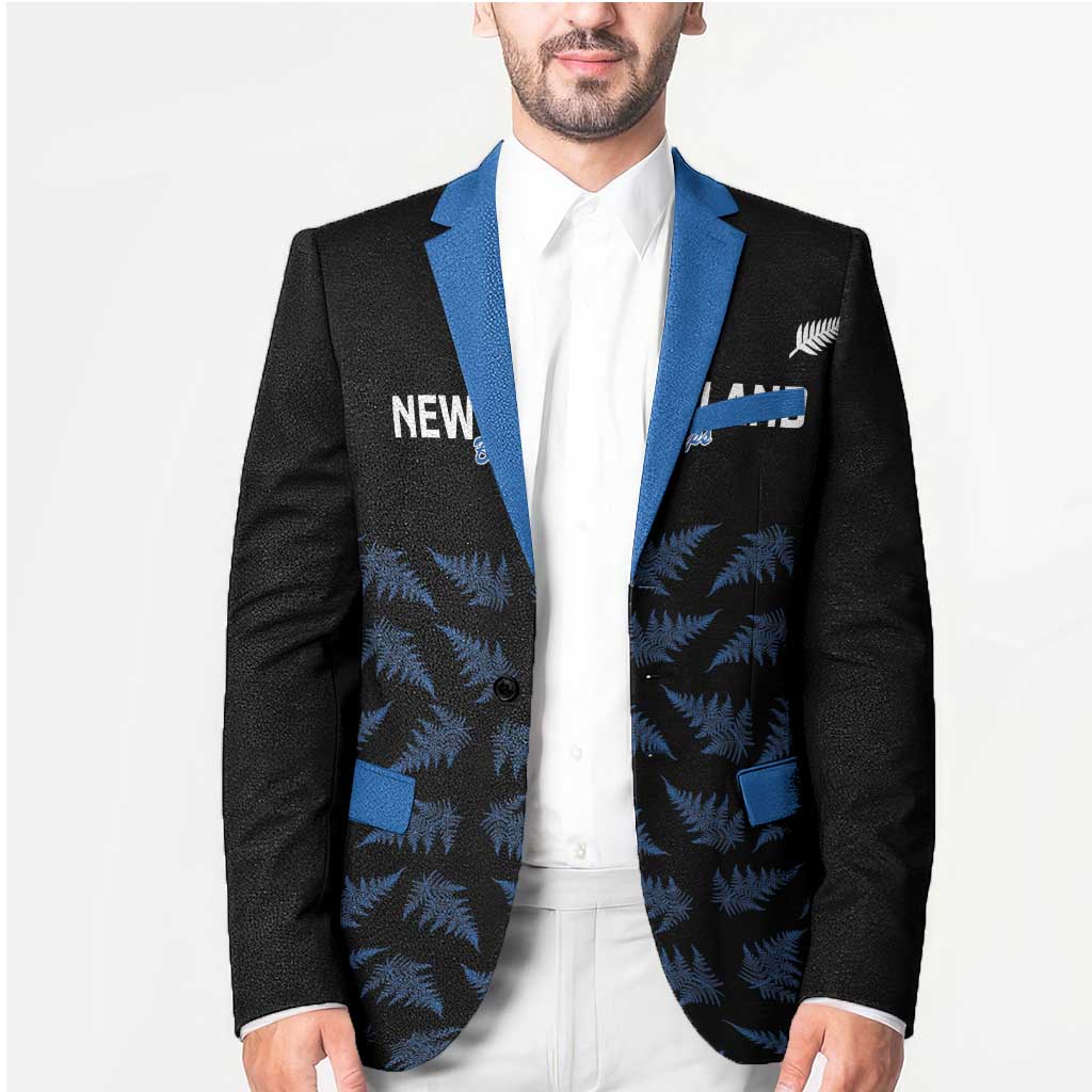 New Zealand Silver Fern Cricket Custom Blazer Black Cap T20 Version LT14 - Polynesian Pride