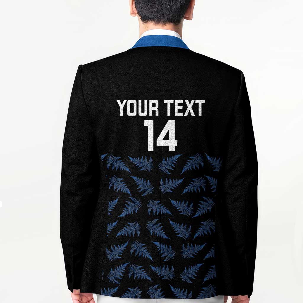 New Zealand Silver Fern Cricket Custom Blazer Black Cap T20 Version LT14 - Polynesian Pride