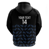 New Zealand Silver Fern Cricket Custom Hoodie Black Cap T20 Version LT14 - Polynesian Pride