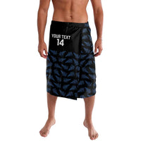 New Zealand Silver Fern Cricket Custom Lavalava Black Cap T20 Version LT14 Black - Polynesian Pride