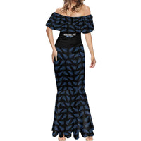 New Zealand Silver Fern Cricket Custom Mermaid Dress Black Cap T20 Version LT14 - Polynesian Pride