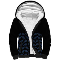 New Zealand Silver Fern Cricket Custom Sherpa Hoodie Black Cap T20 Version LT14 Unisex Black - Polynesian Pride
