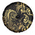 Gold And Black Aoteara Horse Racing Spare Tire Cover NZ Maori Pattern